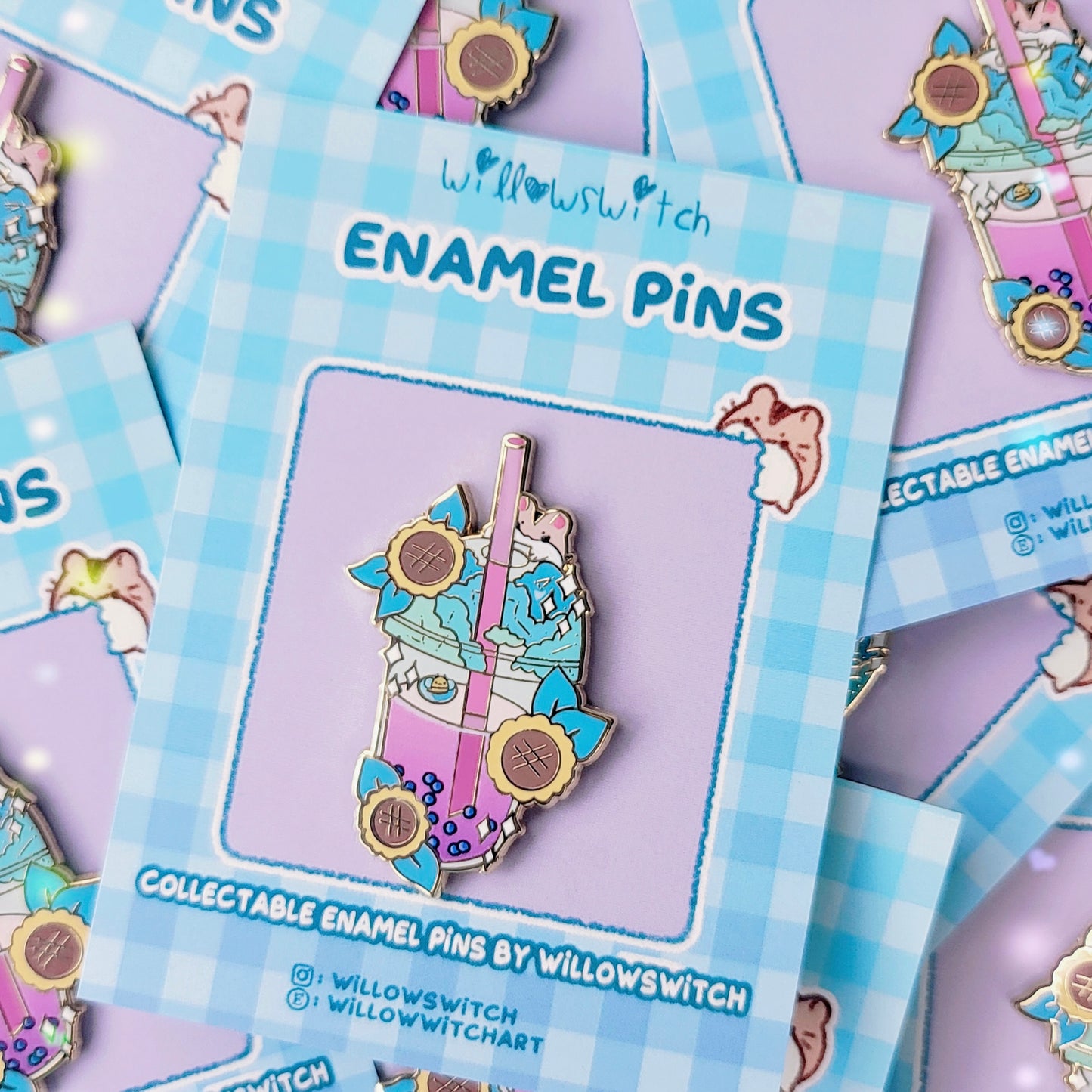 Doodle Bug and Friends Boba Pins