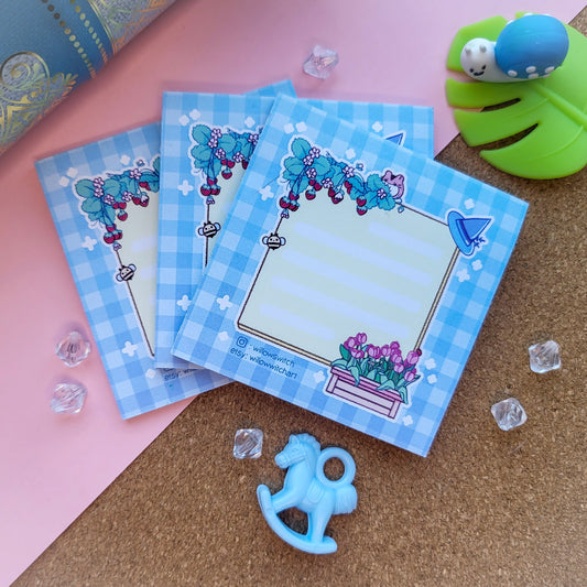Cottage Core Recycled Paper Sticky Notes